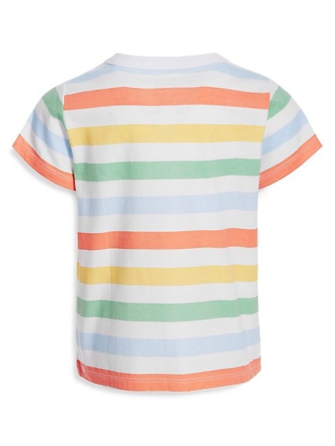 First Impressions Striped-Print Pocket T-Shirt