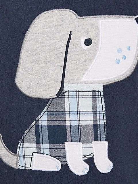 First Impressions Baby's Plaid Dog Cotton T-Shirt