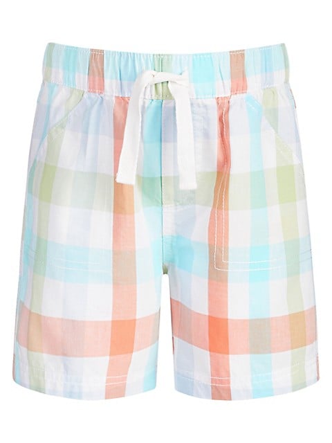First Impressions Baby Boy's Plaid Cotton Shorts